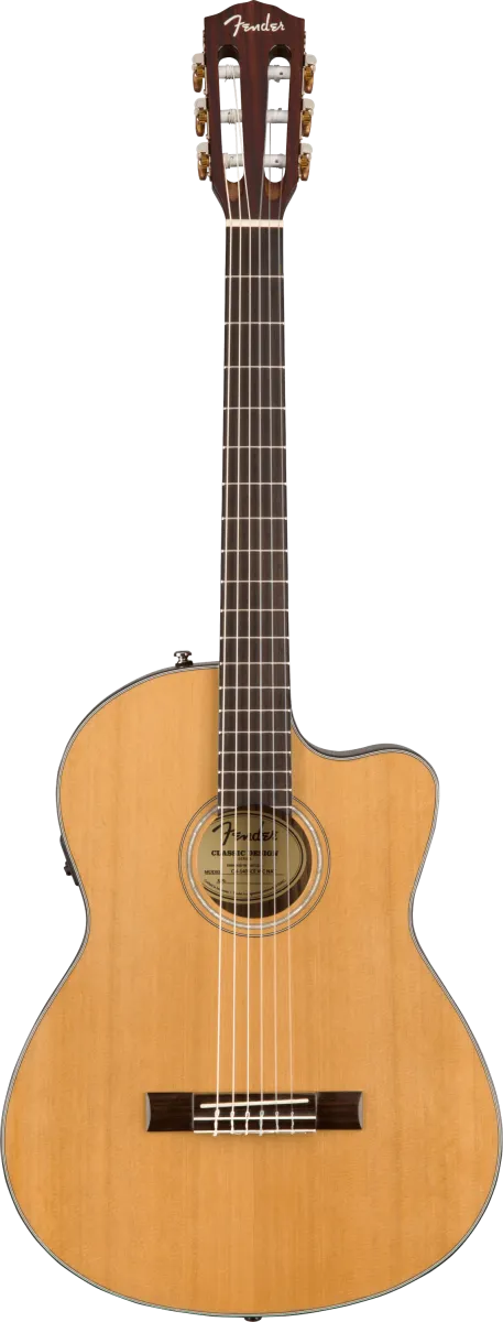 Fender CN-140SCE Nylon Thinline Walnut Natural w/Case