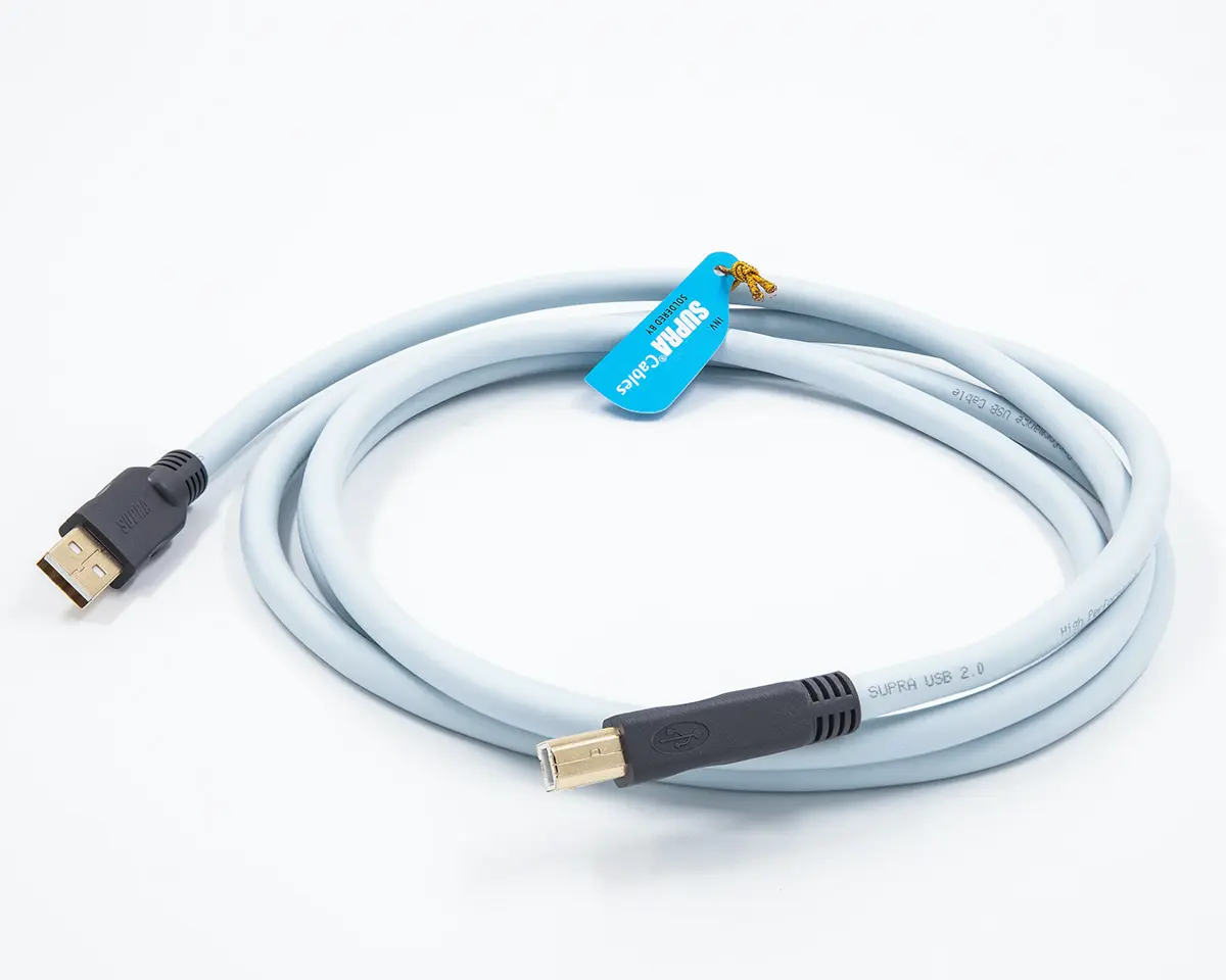 Supra Cables USB 2.0 A-B Blue 6m