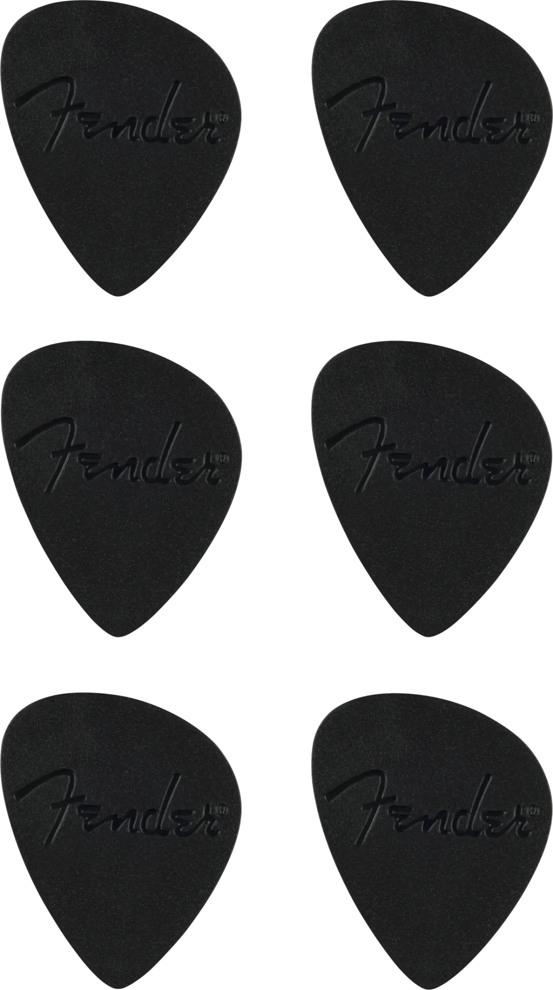 Fender Offset Picks Black 6-pack