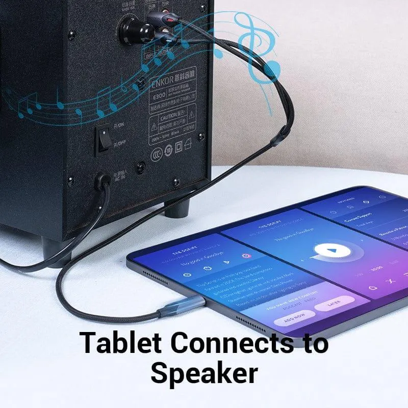 Vention USB-C Ma > 2xRCA Ma 2m