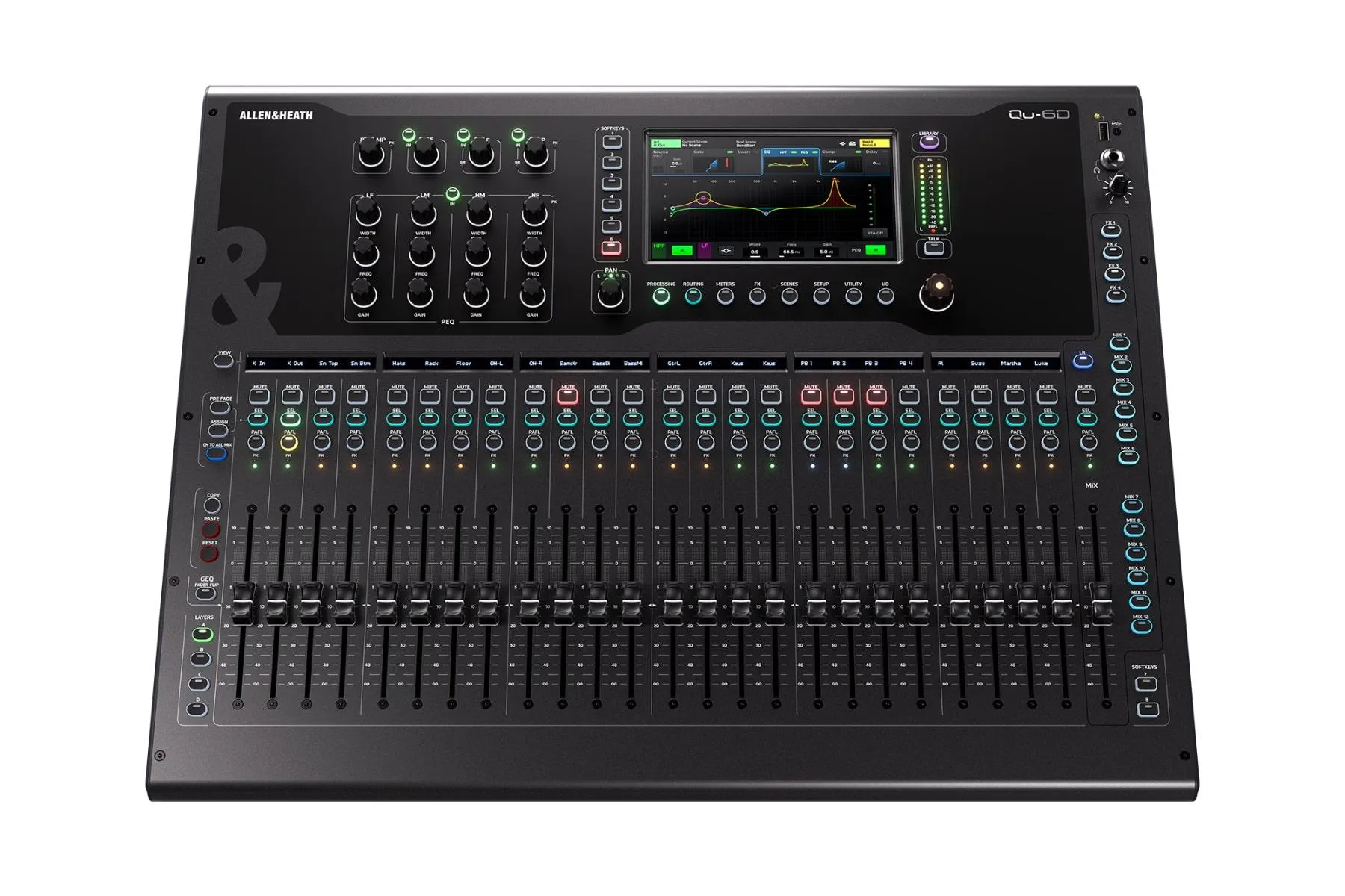 Allen & Heath QU-6 Digital Dante Mixer