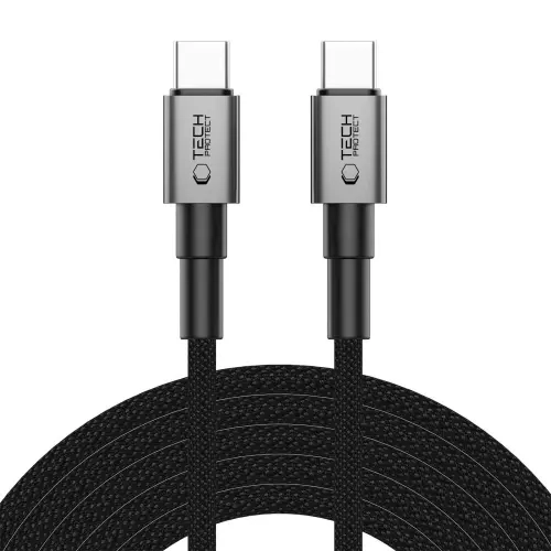 Tech-Protect USB-C > USB-C Cable PD100W/5A 300cm Iron Grey