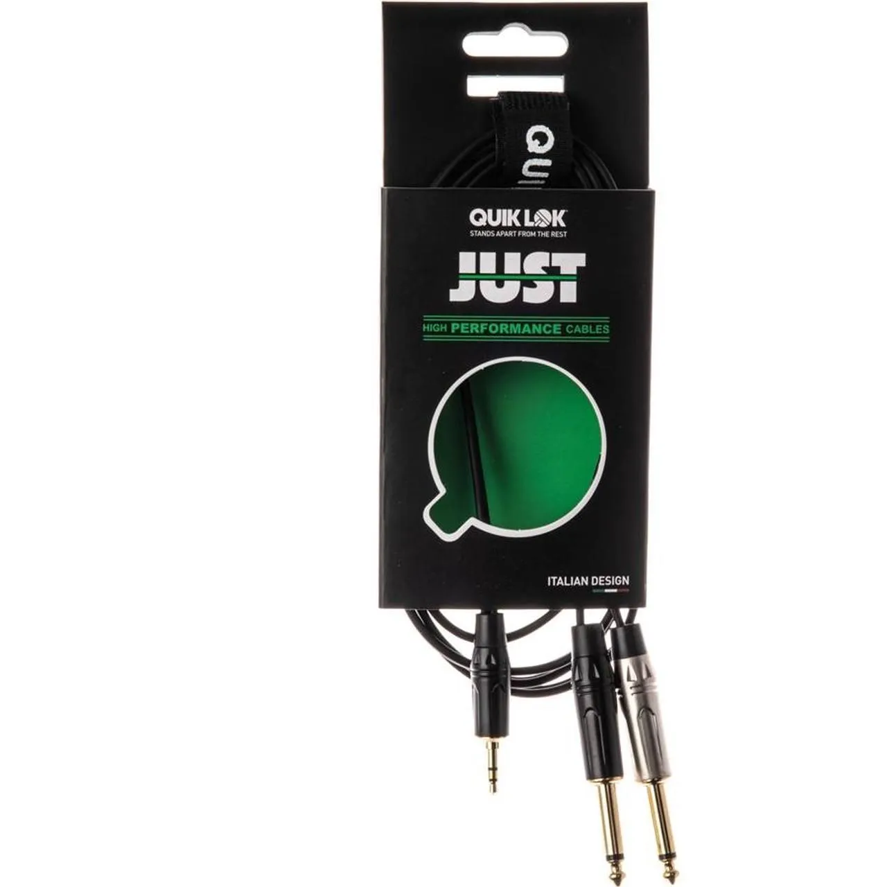 Quik Lok 1x3.5mm Ma ST > 2x6.3mm Ma MO 5m