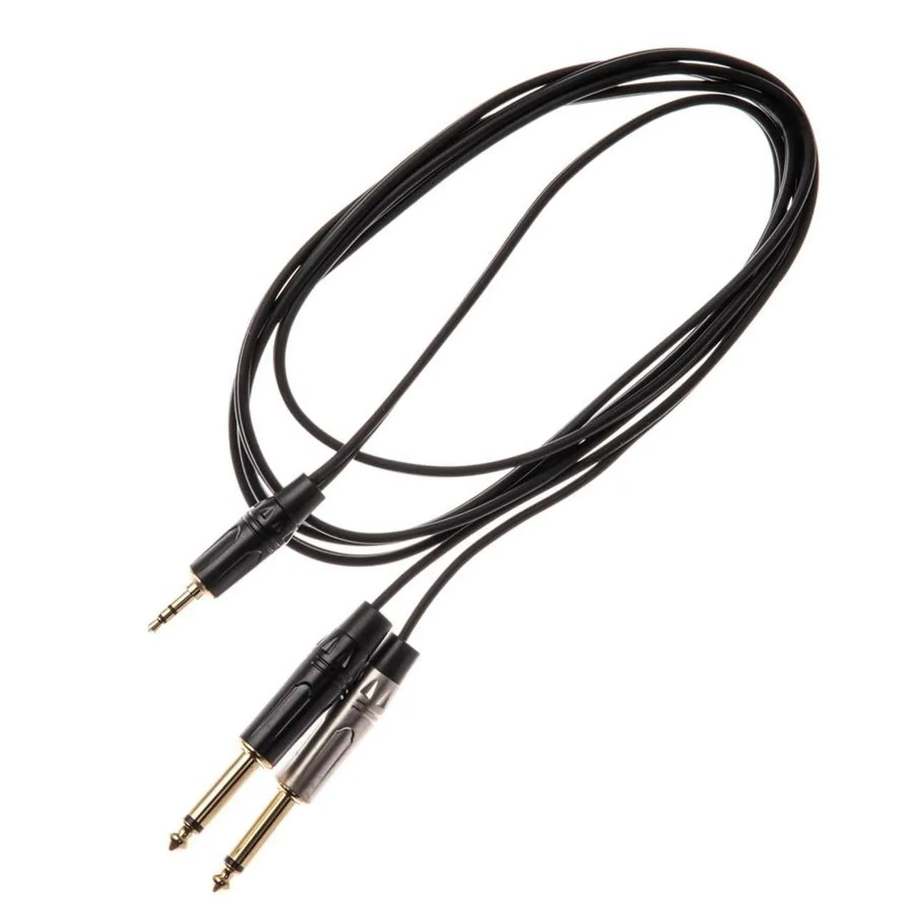 Quik Lok 1x3.5mm Ma ST > 2x6.3mm Ma MO 5m