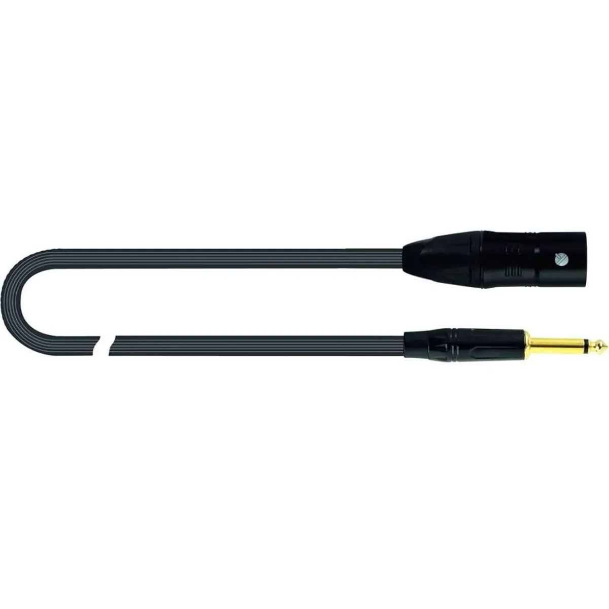 Quik Lok XLR Ma > 6.3mm Ma MO 3m