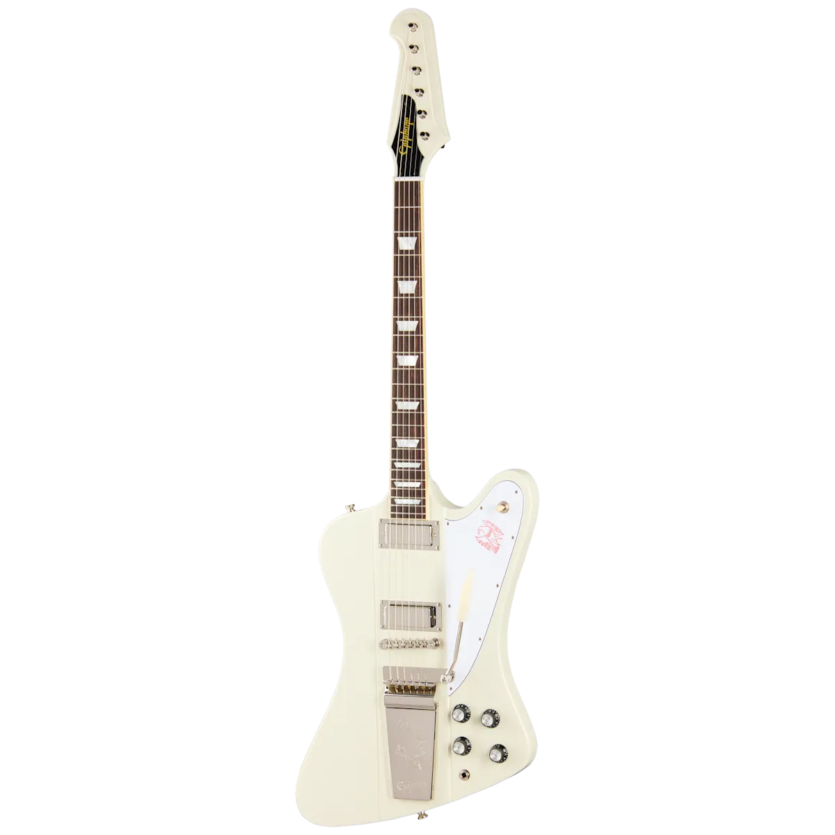 Epiphone 1963 Firebird V Maestro Vibrola Polaris White