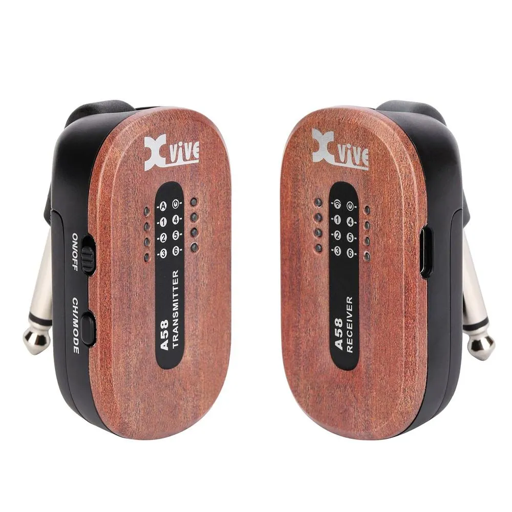 Xvive Audio A58 Mahogany Wireless Guitar System