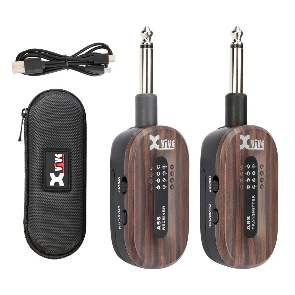 Xvive Audio A58 Rosewood Wireless Guitar System