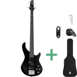 Donner DPJ-100B Electric Bass Black