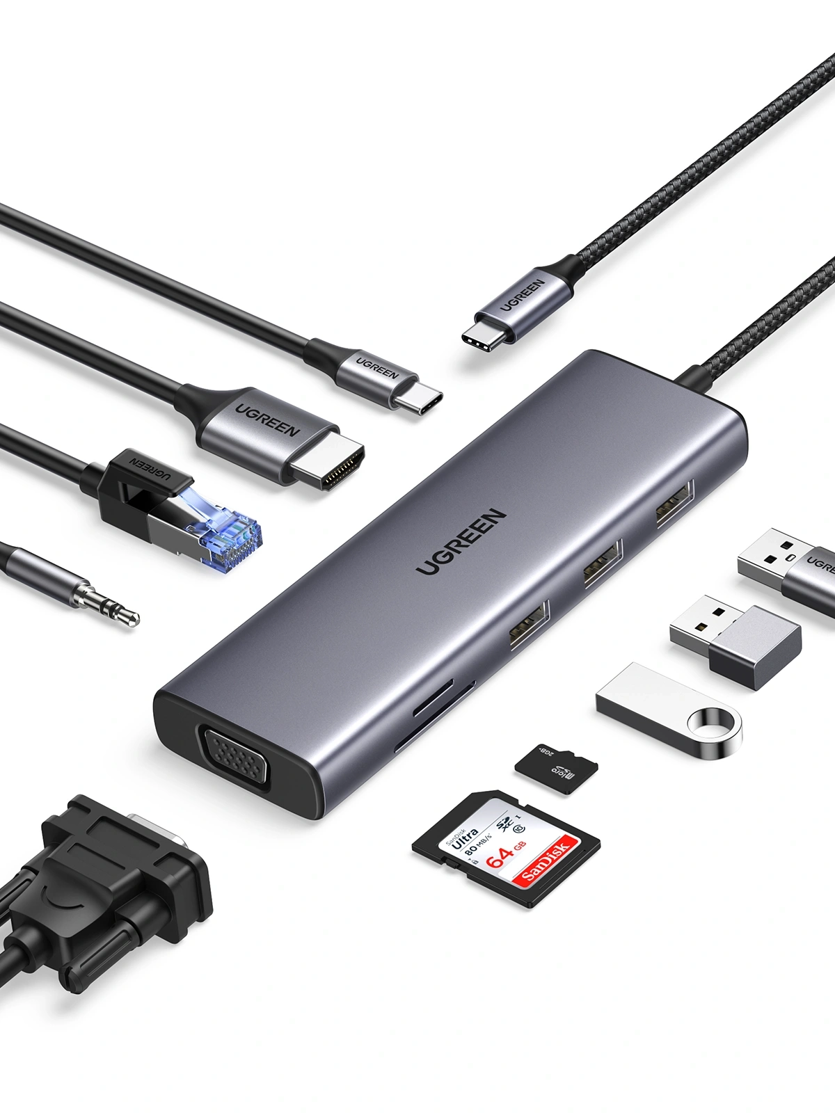 Ugreen USB-C Multifunction Adapter 10-In-1