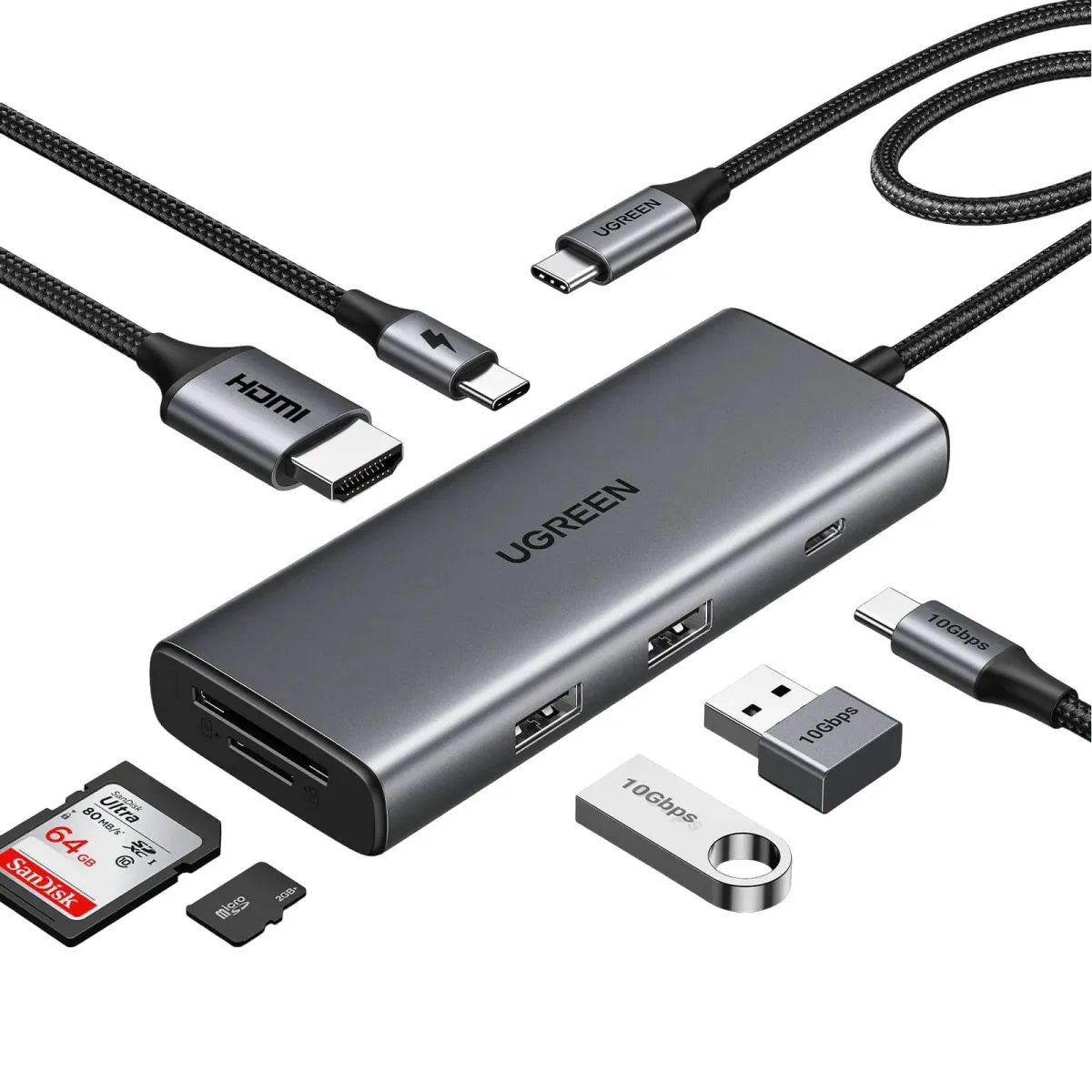 Ugreen - USB-C Multifunction Adapter 7-in-1
