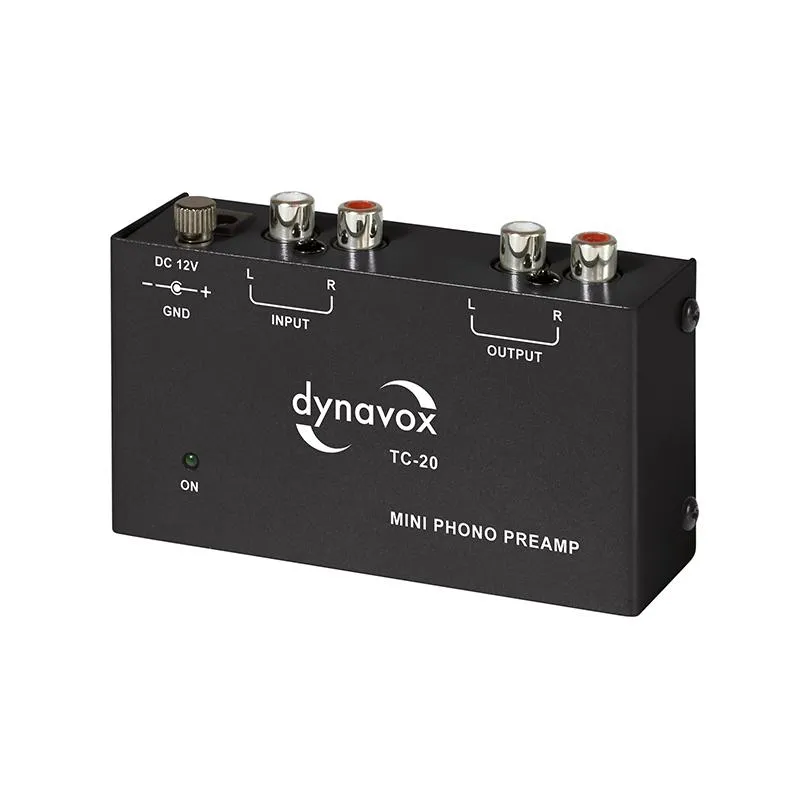 Dynavox TC-20 Phono Preamp RIAA Black