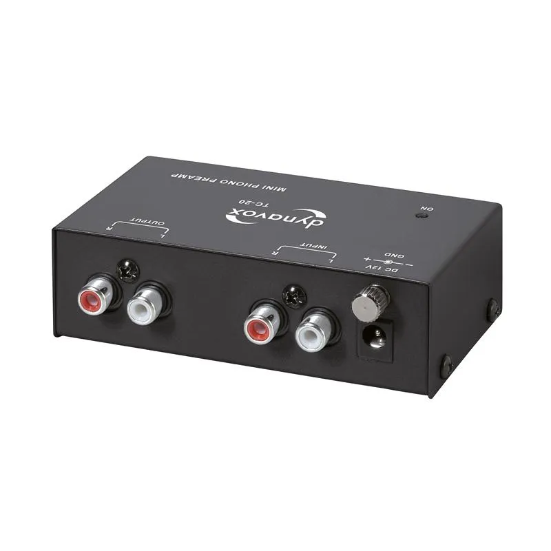 Dynavox TC-20 Phono Preamp RIAA Black