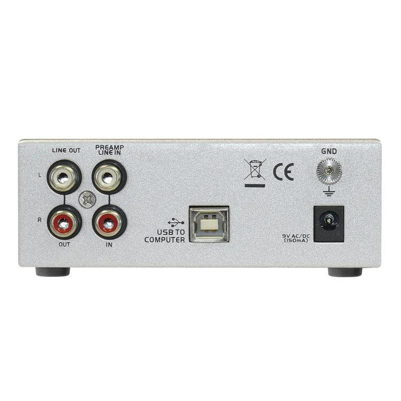 Dynavox USB Phono Preamp UPR-2.0 Silver