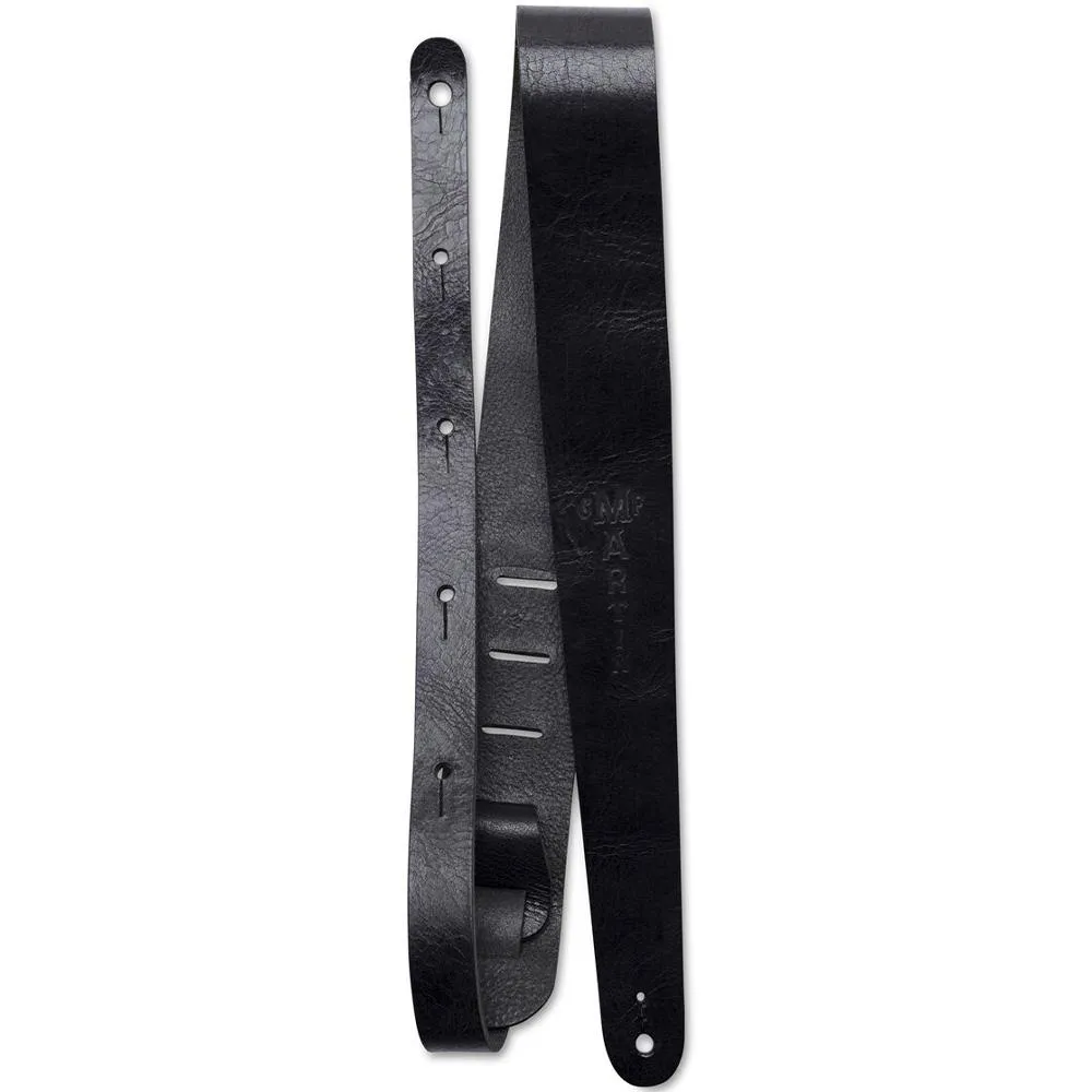 Martin Guitars Vintage Leather Strap Black
