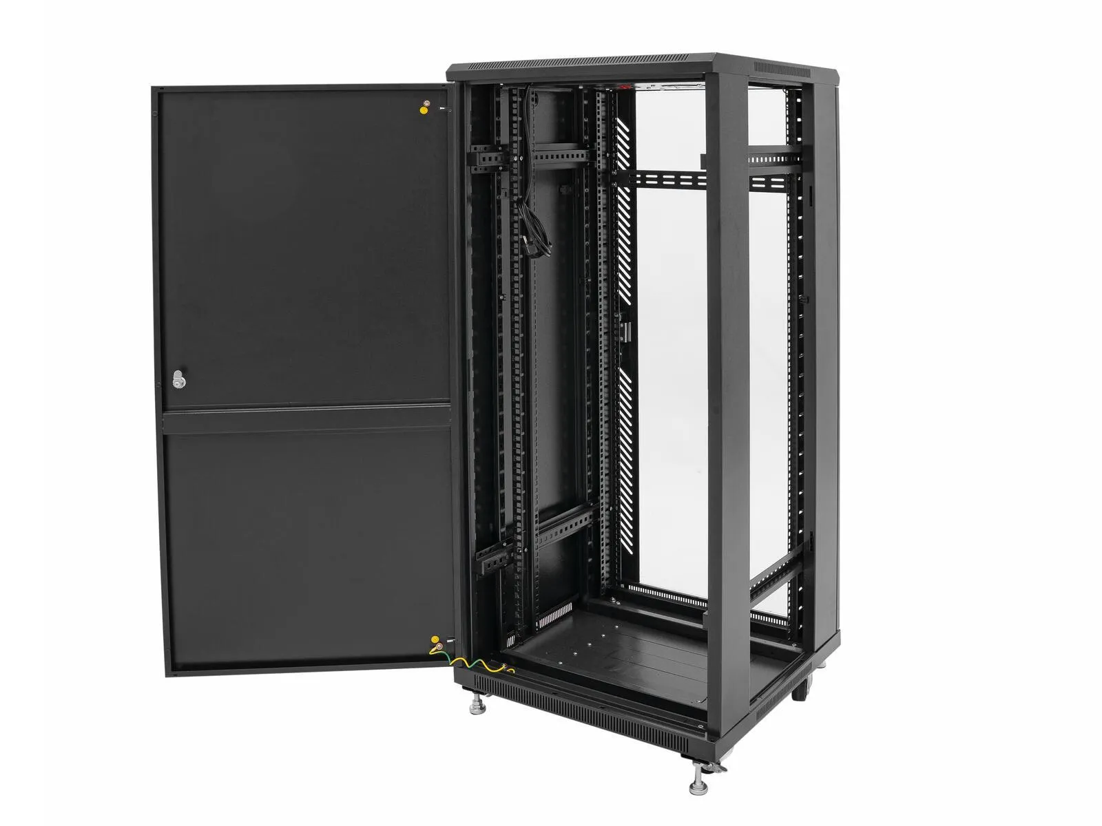 Roadinger SSC-24 Steel Cabinet with Glass Door 24U