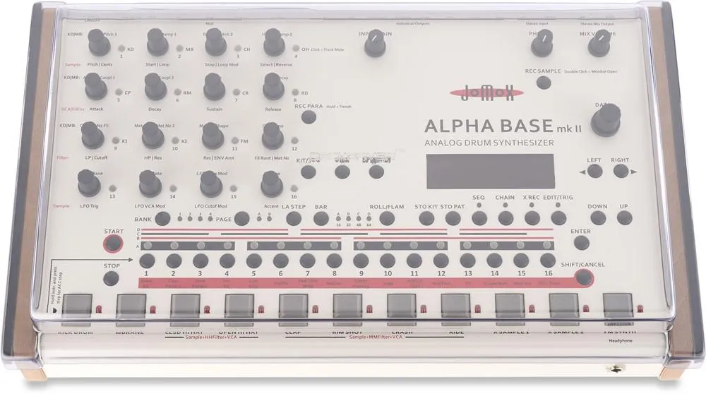 Decksaver Jomox Alpha Base MK1 & MK2 Cover