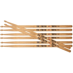 Vic Firth X5BT Terra Series Extreme 5B Value Pack