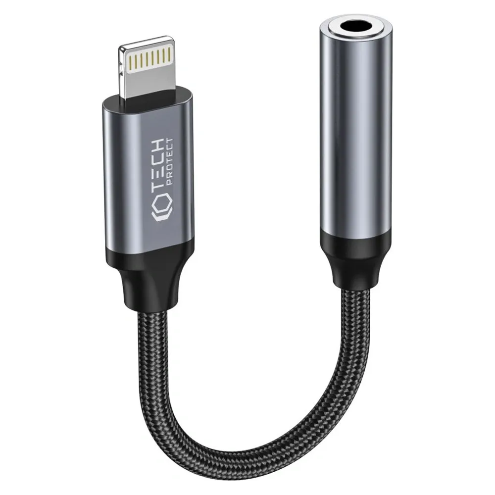 Tech-Protect Lightning Ma > 3.5mm Fe Black