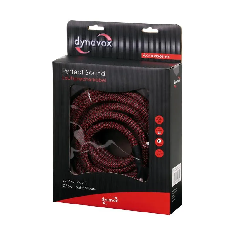 Dynavox Perfect Sound Speaker Cable 2x5m