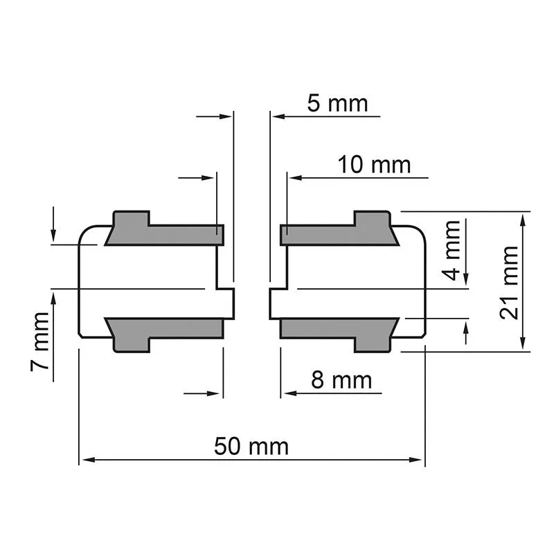 Dynavox Aluminum Feet Hi-Fi Black 4-pack