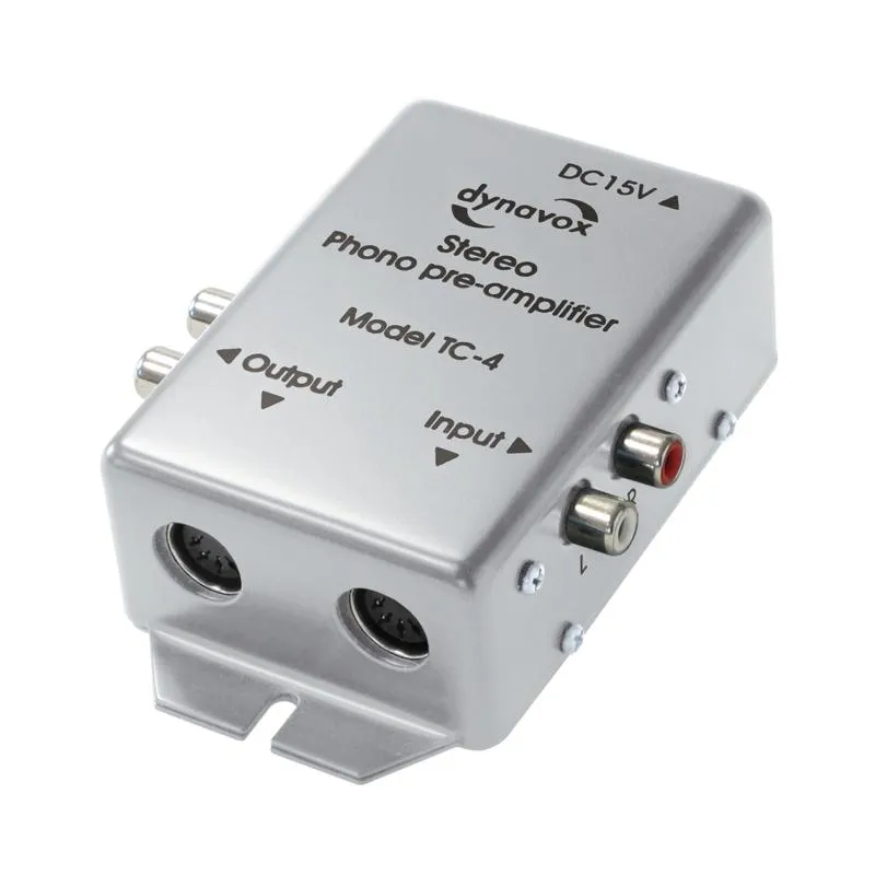 Dynavox TC-4 Phono Preamplifier Silver