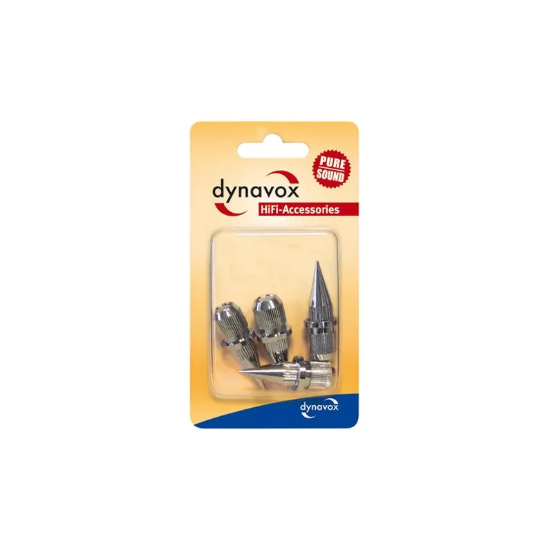 Dynavox Sub-Watt Absorber Set Of 4 Chrome 27-40 mm