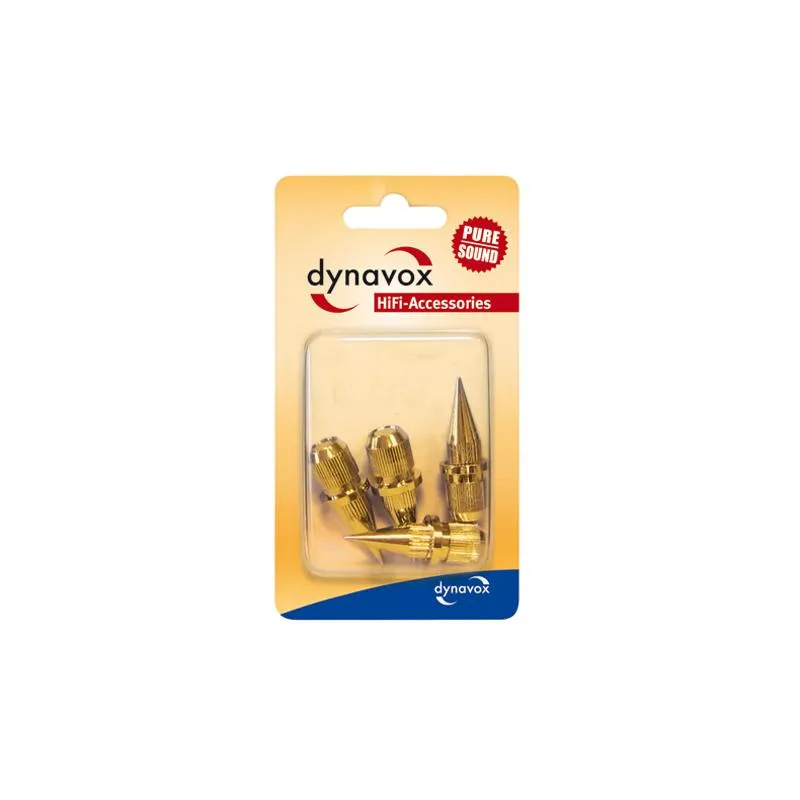 Dynavox Sub-Watt Absorber Set Of 4 Brass 27-40 mm