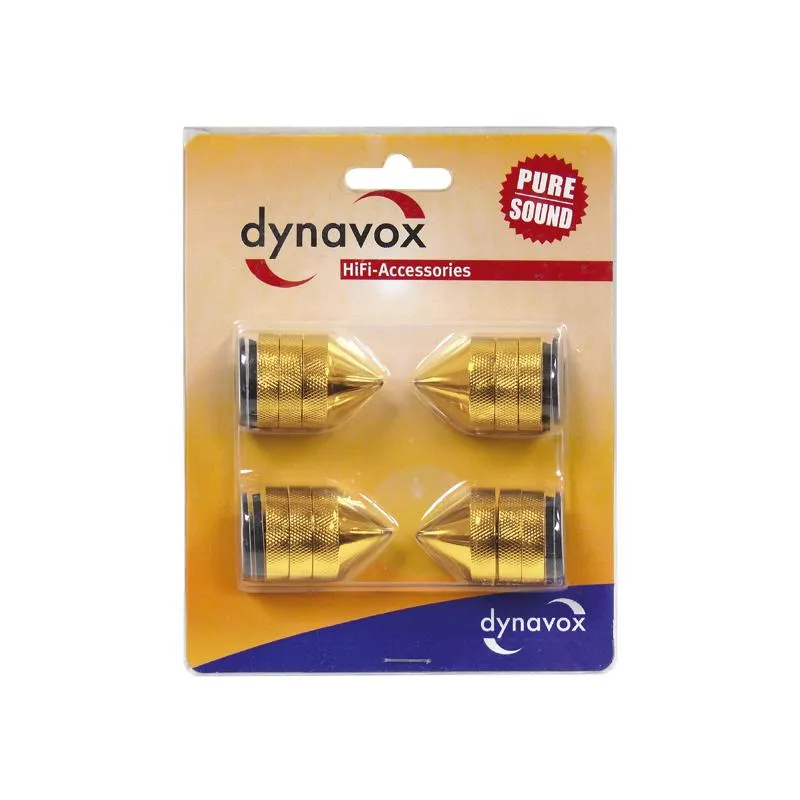 Dynavox Sub-Watt Absorber Set Of 4 Brass 35-41mm