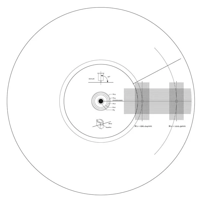 Dynavox Cartridge Adjustment Gauge/Strobe Disc