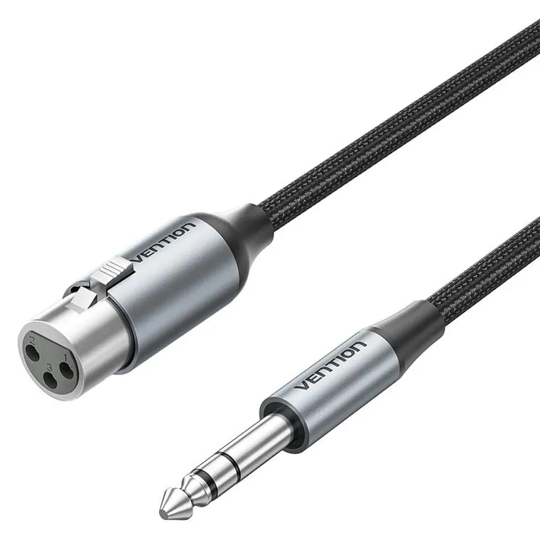 Vention 6.3mm Ma ST > XLR Fe 3m