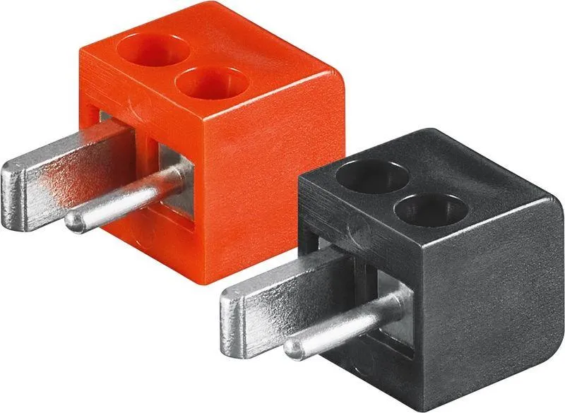 Goobay Speaker Plug 2-pins Red/Black