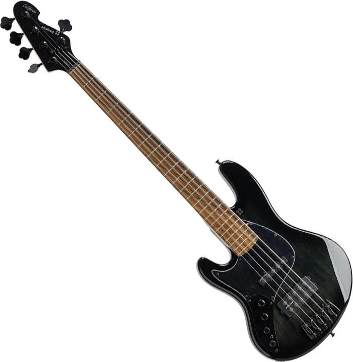 Sandberg TM5L BlackBurst Ash PF Rev BK Headstock