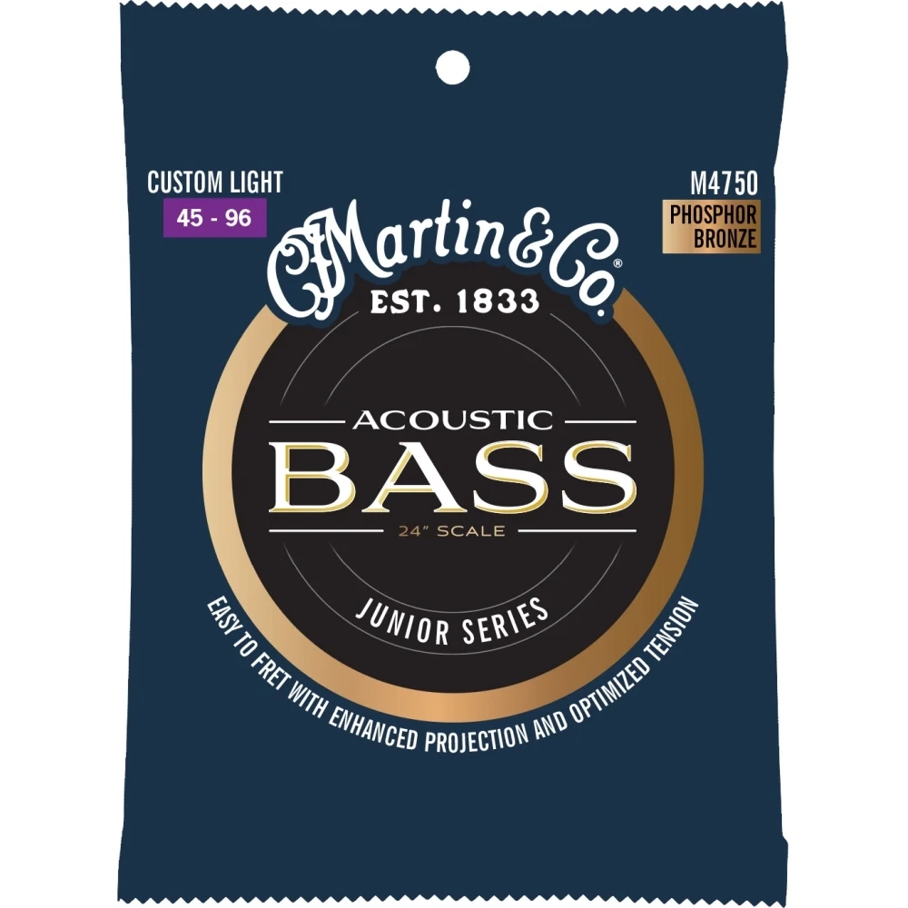 Martin Guitars M4750 Short Scale Coated Acoustic Bass Strings