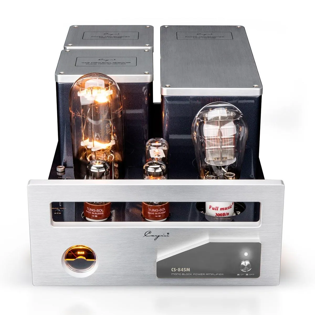 Cayin 9084D MK 2 845 Mono Amplifier Pair Silver