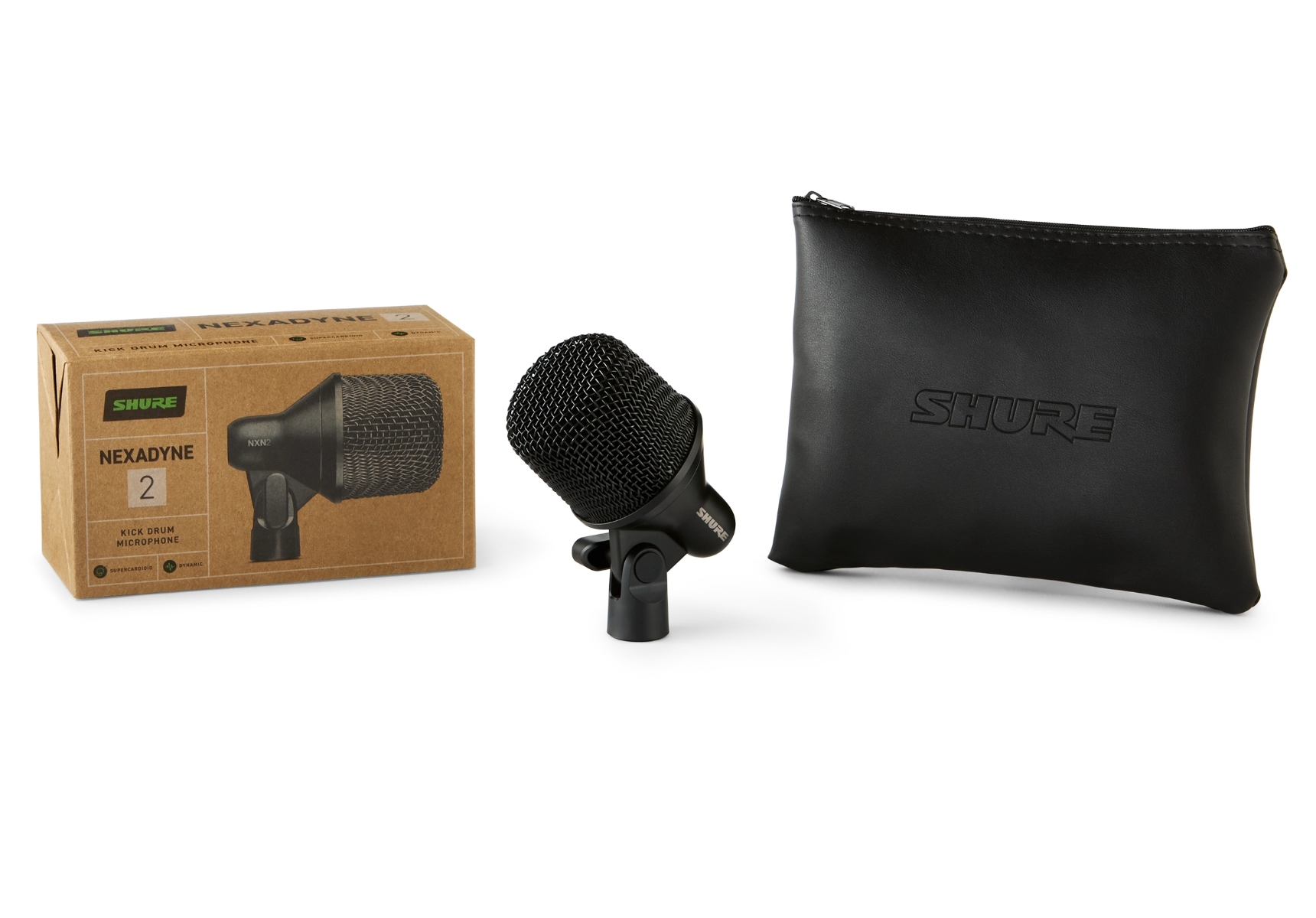 Shure Nexadyne 2 Kick Drum Mic XLR Black