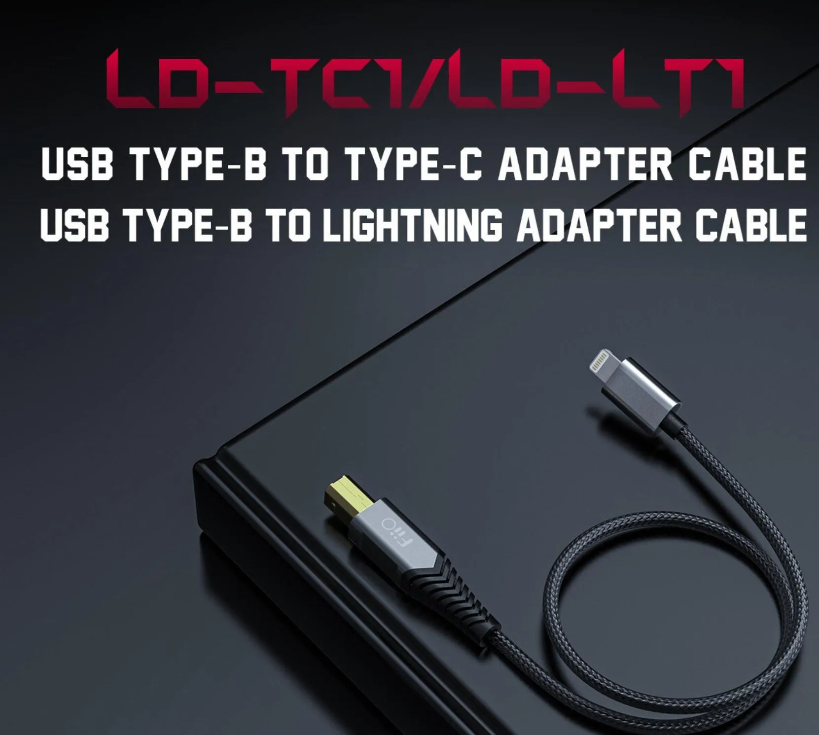 FiiO LD-TC1 USB-C > USB-B Cable