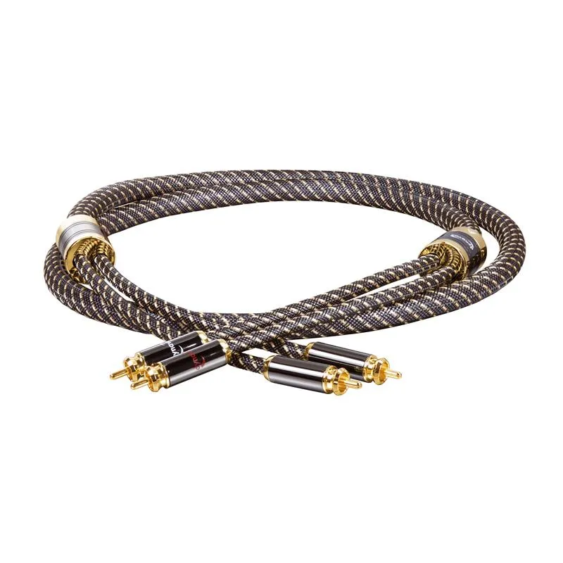 Dynavox Black Line RCA Cable Stereo 1.5m