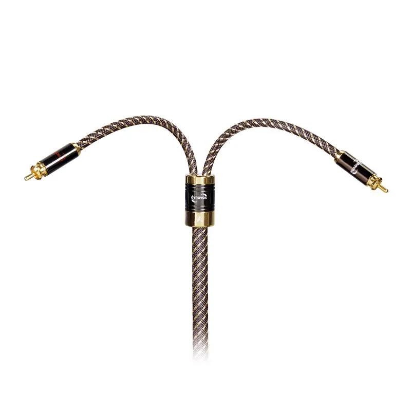 Dynavox Black Line RCA Cable Stereo 1.5m