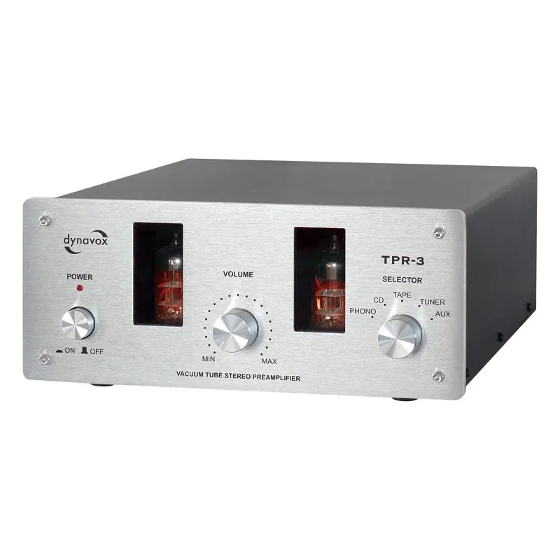 Dynavox TPR-3 Tube Preamplifier Silver