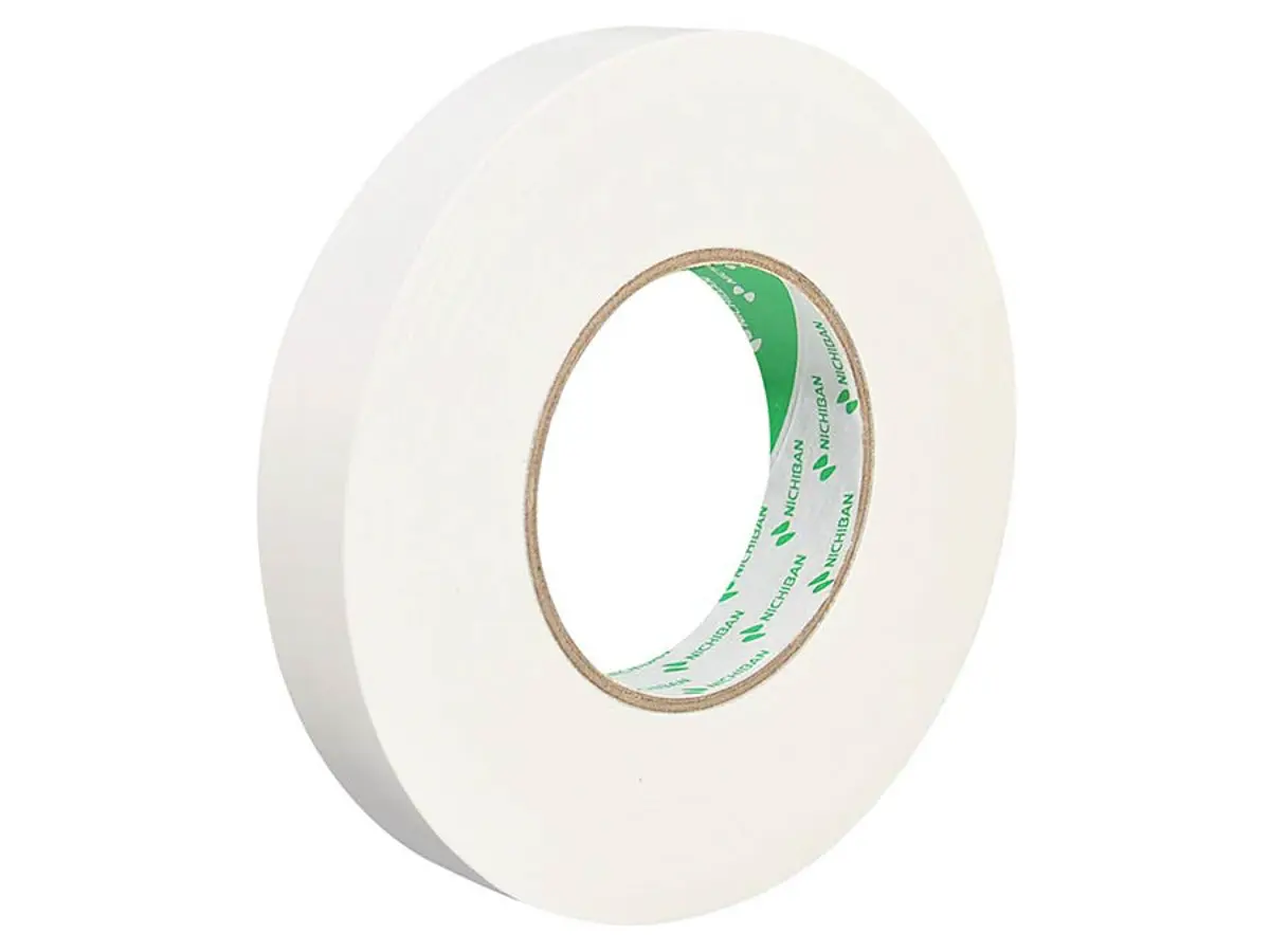 Nichiban Standard Gaffa Tape White 25mm 50m