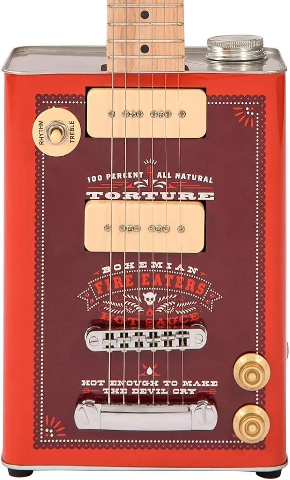 Bohemian Guitars Oil Can Guitar Hot Sauce