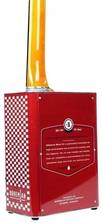 Bohemian Guitars Oil Can Guitar Motor Oil