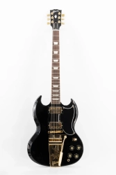 Gibson SG Standard 61 Maestro Vibrola T-Type Ebony Gold Hardware