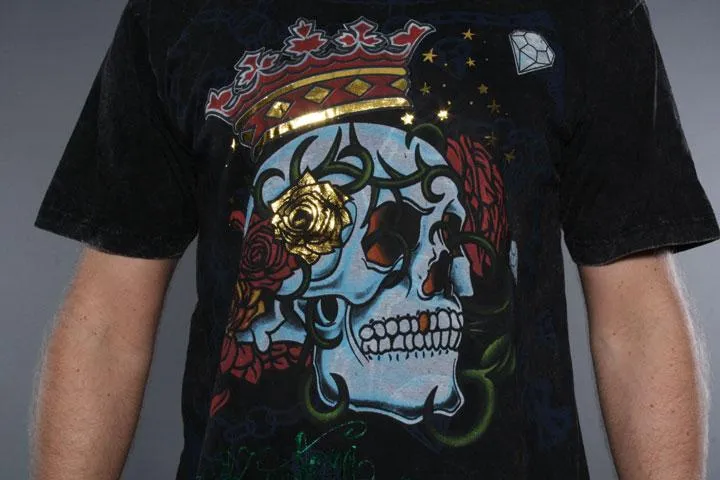 Kustom Kulture Crown T-Shirt Black M