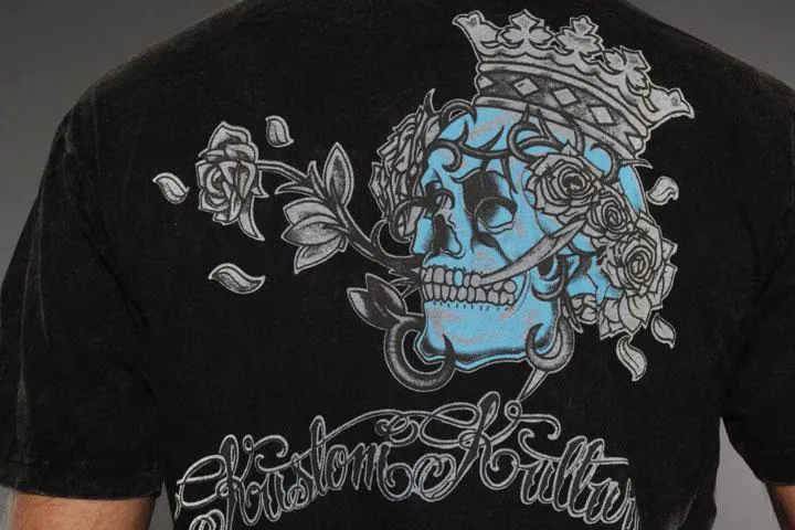 Kustom Kulture Crown T-Shirt Black M