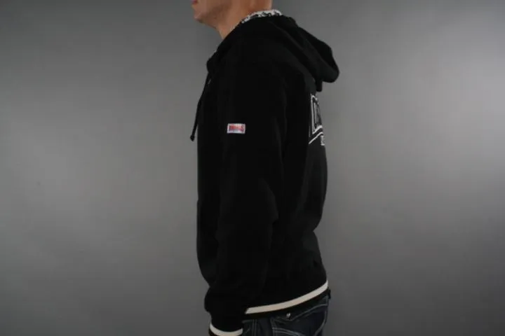 Lonsdale London Stroke Hooded Zip Black XXL