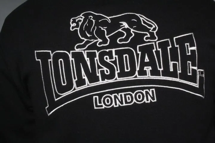 Lonsdale London Stroke Hooded Zip Black XXL