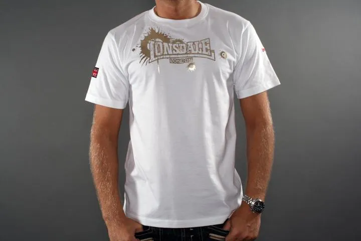 Lonsdale London Splash T-shirt White M