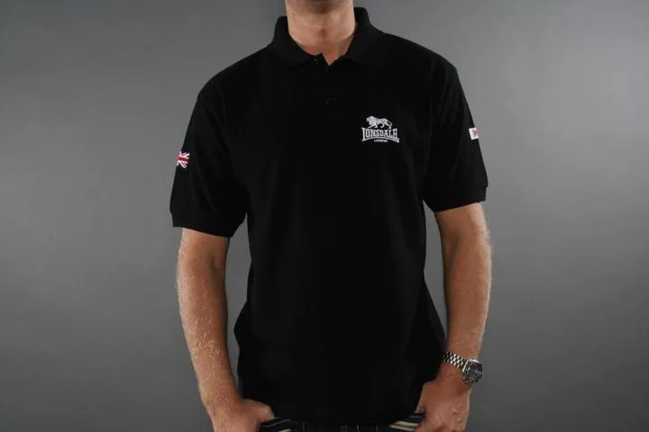 Lonsdale London Acton Polo Black XL
